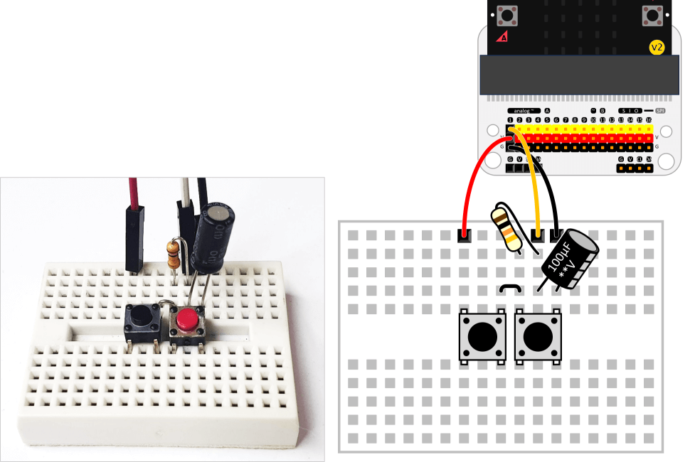 Micro:bit Wireless Capacitor Charging and Discharging